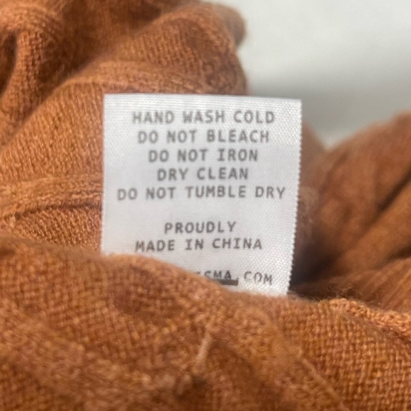 Kerisma Cable Knit Mock Neck Cinch Tie and Bow Waist Sweater M/L - Picture 10 of 10